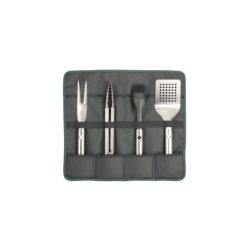 Conjunto de 4 Utensílios Churrasco com Estojo – Inox – Grillout – Joseph Joseph