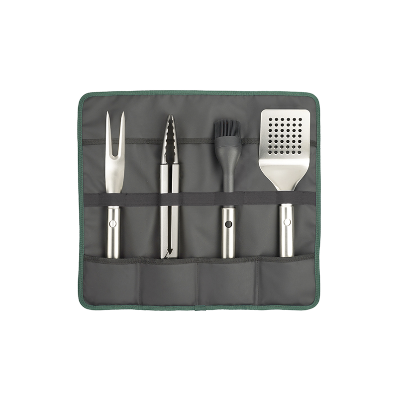Conjunto de 4 Utensílios Churrasco com Estojo – Inox – Grillout – Joseph Joseph