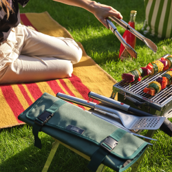 Conjunto de 4 Utensílios Churrasco com Estojo – Inox – Grillout – Joseph Joseph