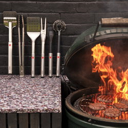 Conjunto de 4 Utensílios Churrasco com Estojo – Inox – Grillout – Joseph Joseph