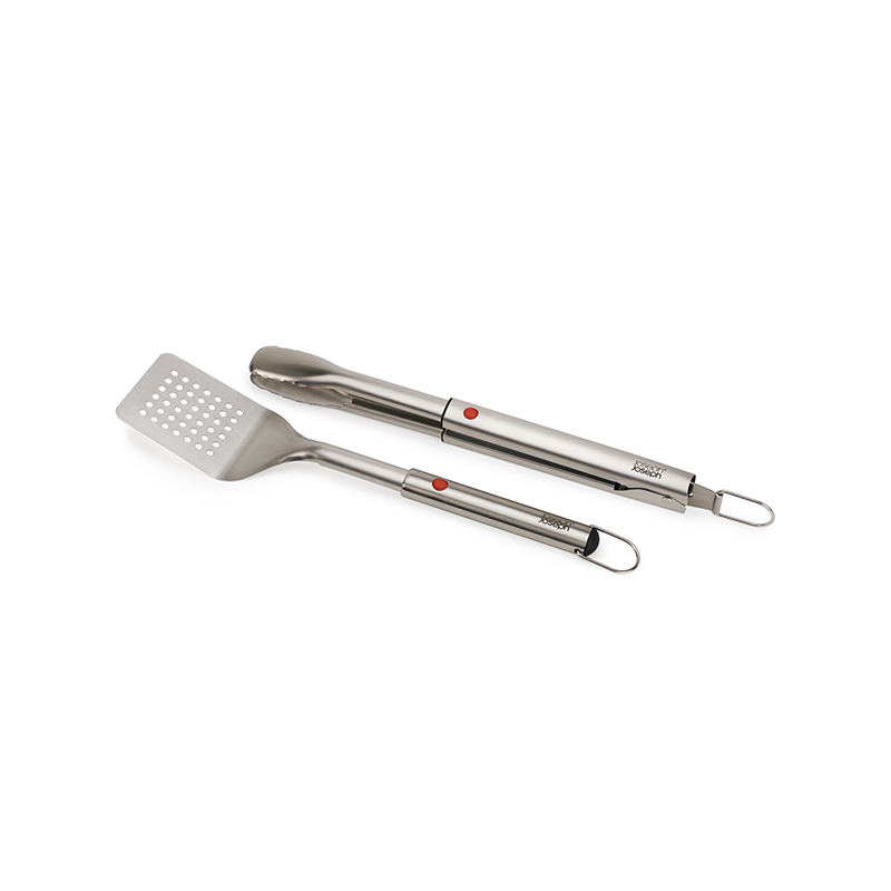 Conjunto de Pinça e Espátula Churrasco – Inox – Grillout – Joseph Joseph