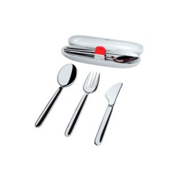 Conjunto de Talheres com Estojo – Cinza – Food à Porter – Alessi