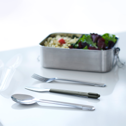 Conjunto de Talheres para Levar – Transparente – Go Eat – Joseph Joseph