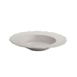 Conjunto de 4 Pratos de Sopa 23cm – Branco – Dressed en Plein Air – Alessi