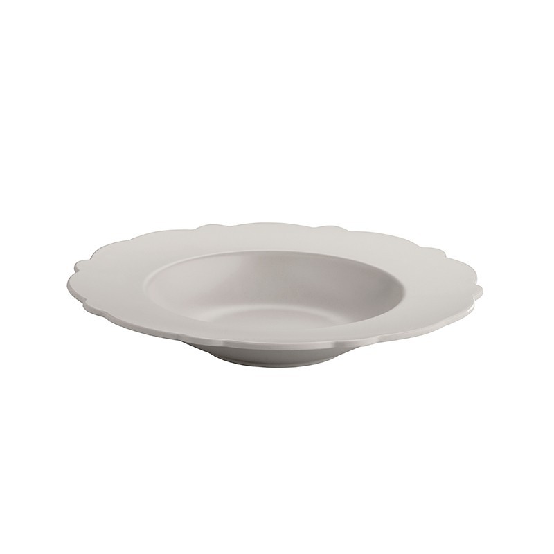 Conjunto de 4 Pratos de Sopa 23cm – Branco – Dressed en Plein Air – Alessi