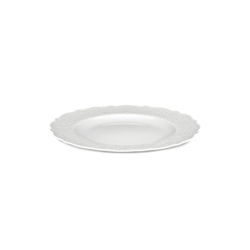 Conjunto de 4 Pratos Rasos – Branco – Dressed – Alessi