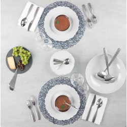 Conjunto de 4 Pratos de Sobremesa – Branco – Dressed – Alessi