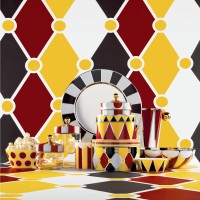 Prato Marcador – Preto e Branco – Circus – Alessi