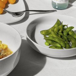 Conjunto de 4 Pratos de Sopa – Branco – Itsumo – Alessi