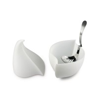 Colher Perfurada para Mozzarella – Branco – Nunziatella – Alessi