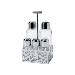 Conjunto para Condimentos 5pcs – Inox – Cactus – Alessi