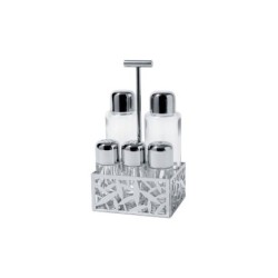 Conjunto para Condimentos 5pcs – Inox – Cactus – Alessi