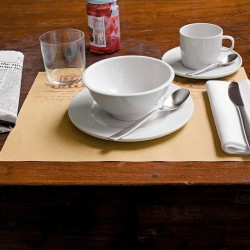 Conjunto de 4 Taças de Sobremesa – Branco – PlateBowlCup – A Di Alessi