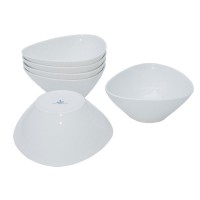 Conjunto de 6 Taças Fundas – Branco – Colombina Collection – Alessi
