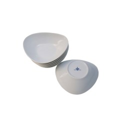 Conjunto de 6 Taças Baixas – Branco – Colombina Collection – Alessi