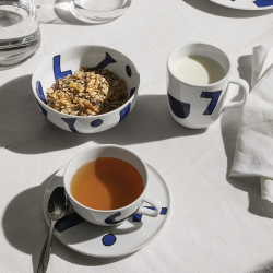 Conjunto de 4 Taças Pequenas – Branco – Yunokiware – Alessi