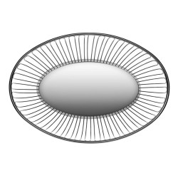Cesto/Fruteira Oval 28cm – Inox – Alessi