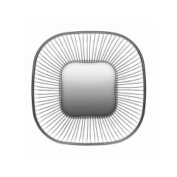 Cesto/Fruteira Quadrada 23cm – Inox – Alessi