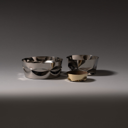 Cesto/Fruteira 10cm – Inox – Compressioni – Alessi