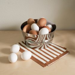 Cesto/Fruteira 10cm – Inox – Compressioni – Alessi