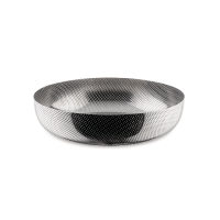 Cesto Redondo 24cm – Prateado – Extra Ordinary Texture – Alessi
