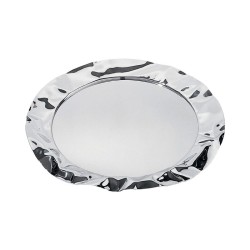 Tabuleiro Redondo – Prateado – Foix – Alessi