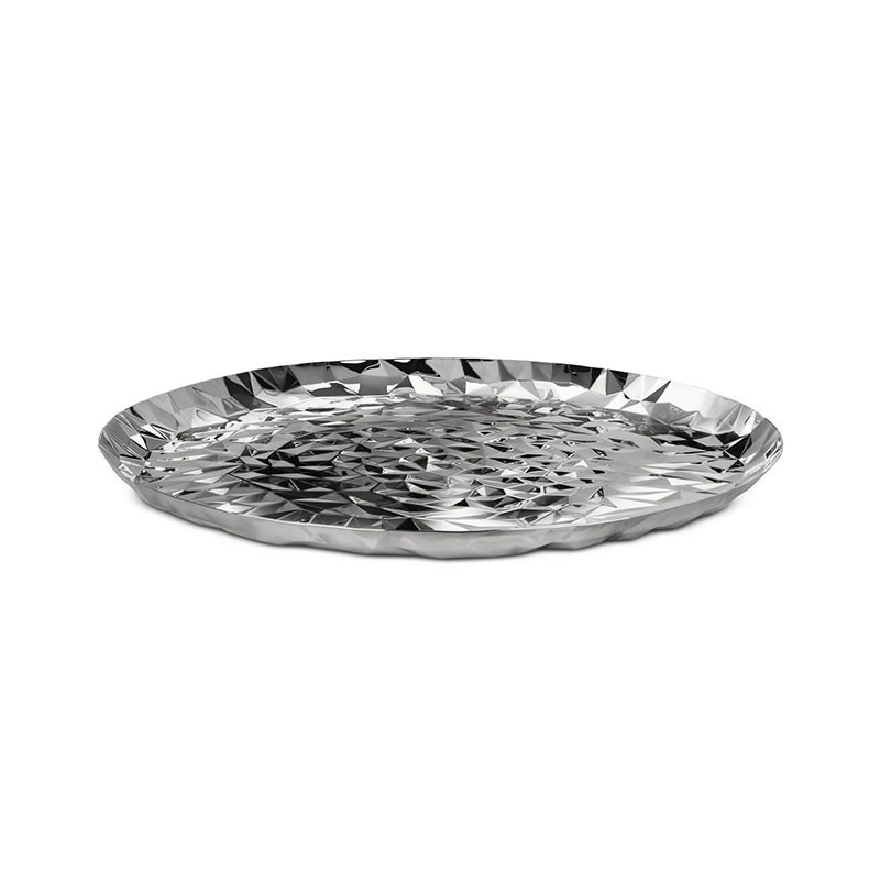 Tabuleiro Redondo 40cm – Prateado – Joy Nº3 – Alessi