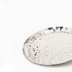 Tabuleiro Redondo 40cm – Prateado – Joy Nº3 – Alessi