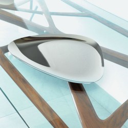 Tabuleiro 51cm – Prateado – Colombina – Alessi