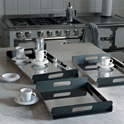 Tabuleiro com Pegas 45cm – Preto – Vassily – Alessi