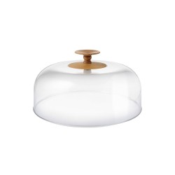 Campânula em PMMA – Castanho e Transparente – Dressed in Wood – Alessi