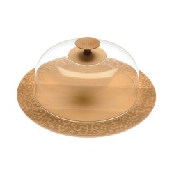 Campânula em PMMA – Castanho e Transparente – Dressed in Wood – Alessi