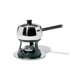 Conjunto de Fondue Bourguignonne – Prateado e Preto – Mami – Alessi