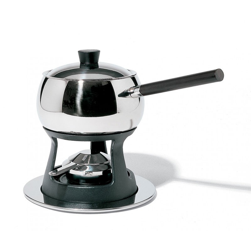 Conjunto de Fondue Bourguignonne – Prateado e Preto – Mami – Alessi