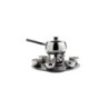 Conjunto de Fondue Bourguignonne – Prateado e Preto – Mami – Alessi