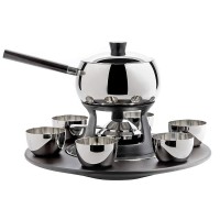Panela para Fondue Bourguignonne – Prateado e Preto – Mami – Alessi