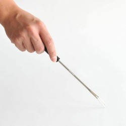 Conjunto de 6 Garfos para Fondue Bourguignonne – Prateado e Preto – Mami – Alessi