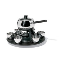 Conjunto de 3 Taças para Fondue – Prateado – Mami – Alessi