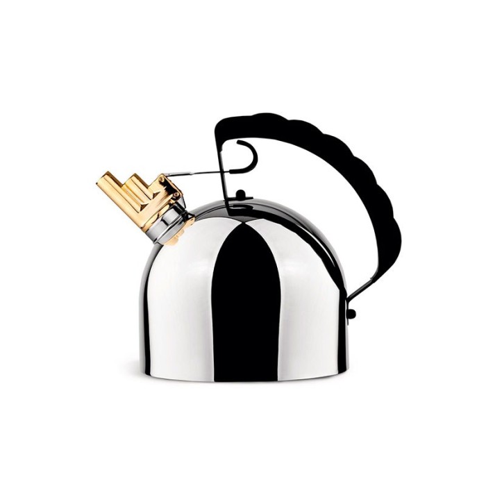 Chaleira – Inox e Preto – 9091 – Officina Alessi