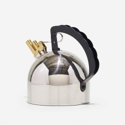 Chaleira – Inox e Preto – 9091 – Officina Alessi