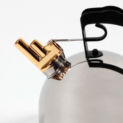 Chaleira – Inox e Preto – 9091 – Officina Alessi