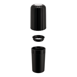Esmagador de Cápsulas – Preto – Plissé – Alessi