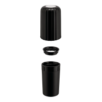 Esmagador de Cápsulas – Preto – Plissé – Alessi