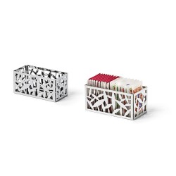 Recipiente para Saquetas de Chá/Açúcar – Prateado – Cactus! – Alessi