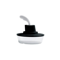 Manteigueira com Espátula – Preto – Ship Shape – A Di Alessi