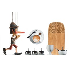 Compoteira de 3 Compartimentos – Branco – Dressed – Alessi