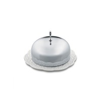 Manteigueira 12cm – Inox e Branco – Dressed – Alessi