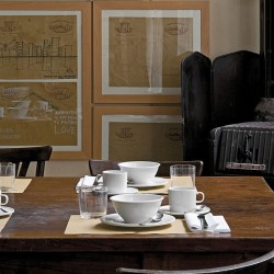 Conjunto de 4 Chávenas para Chá – Branco – PlateBowlCup – A Di Alessi