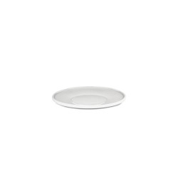 Conjunto de 4 Pires para Chávena de Chá – Branco – PlateBowlCup – A Di Alessi