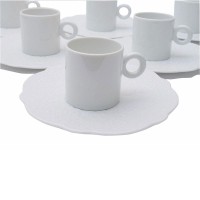 Conjunto de 4 Chávenas para Mocaccino – Dressed – Alessi